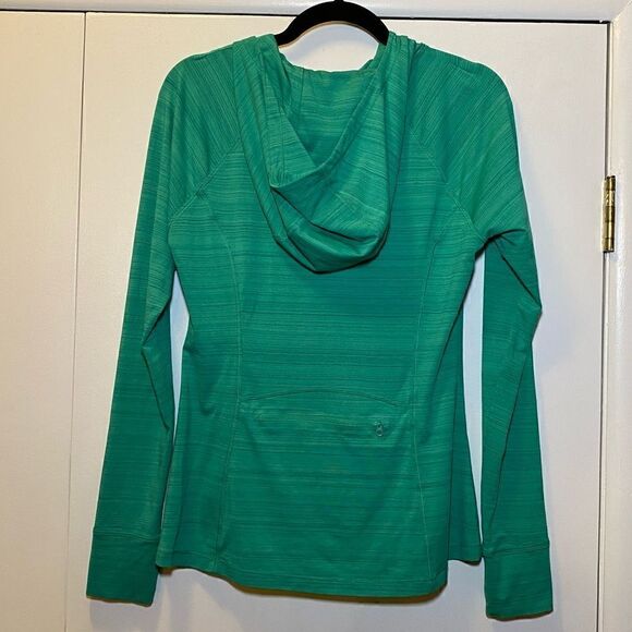 ATHLETA Crosscurrent UPF Jacket High Teal Green Women’s Size Medium Petite - Picture 6 of 9